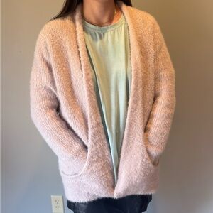 Paper Crane Women's Soft Pink Cardigan